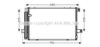 AVA QUALITY COOLING TOA5559D Condenser, air conditioning
